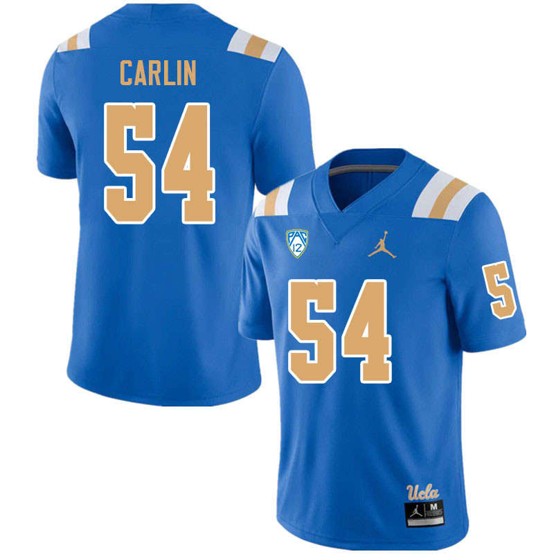Jordan Brand Men-Youth #54 Josh Carlin UCLA Bruins College Football Jerseys Sale-Blue